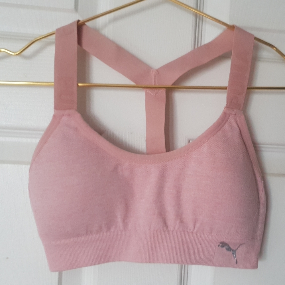 Puma Light Pink Sports Bra